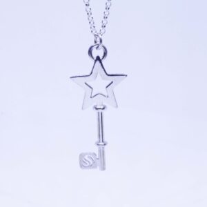 Pendente chiave stella in argento