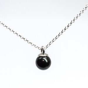 Collezione Bubble Pendente in argento con onice