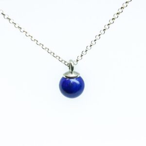 Collezione Bubble Pendente in argento con lapislazzulo