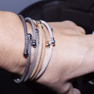 Bracciale rigido in argento
