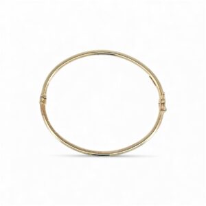 Oval Rigid 925 gold silver bracelets