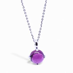 Collezione Auburn Pendente in oro bianco con tormalina rosa