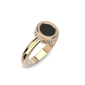 Collezione Go.Bu Anello in oro rosa ed onice