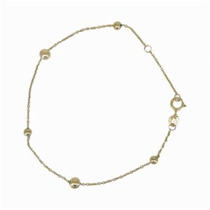 Bracciale con palline in oro 9 Kt