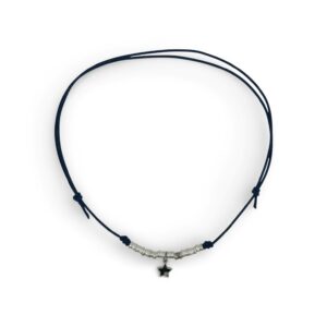 Silver star pendant necklace